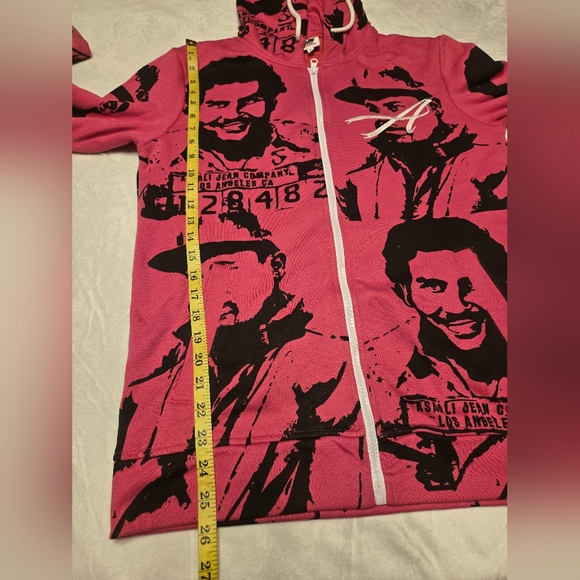 Asaali Jean Set Sweat/Pants Women's Color Pink/Black Size Small - Picture 4 of 16